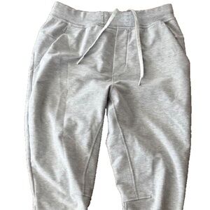 Lululemon ABC Jogger Men’s Size M Cotton Grey Silver Athleisure 31" Inseam